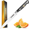 Steinbrücke Paring Knife 5 inch - Small Kitchen Knife Forged from German Stainless Steel 5Cr15Mov (HRC58), Full Tang, Sharp Knife for Fruits and Vegetables
