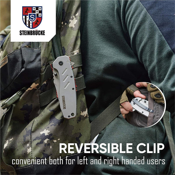 Steinbrücke Pocket Knife for Men, 3.4