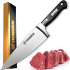 Steinbrücke 6 inch Chef Knife - Pro Kitchen Knife Stainless Steel 8Cr15Mov (HRC58) Comfortable Grip Rust Resistant